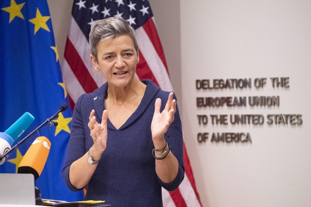 Visit of Valdis Dombrovskis and Margrethe Vestager, Executive Vice-Presidents of the European Commission, to the USA