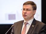 Dombrovskis: euro jest dziś silne